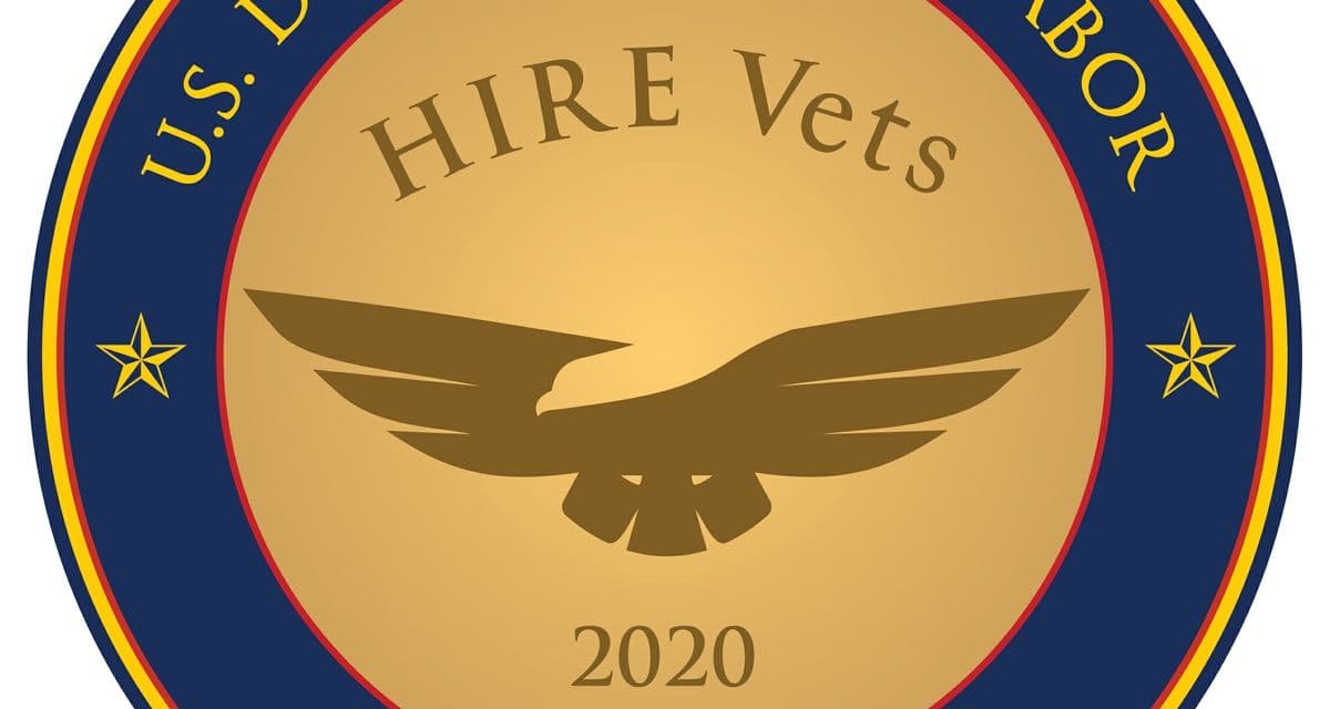 HUNTINGTON INGALLS INDUSTRIES RECEIVES 2020 HIRE VETS MEDALLION AWARD FROM U.S. DEPARTMENT OF LABOR