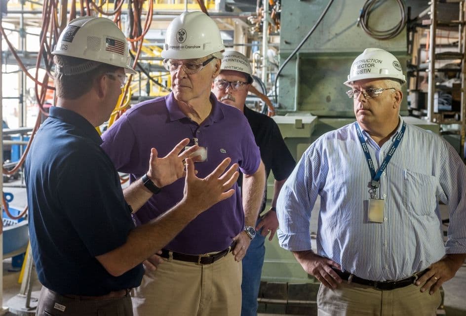 HUNTINGTON INGALLS INDUSTRIES HOSTS U.S. REP. ANDER CRENSHAW AT NEWPORT NEWS SHIPBUILDING