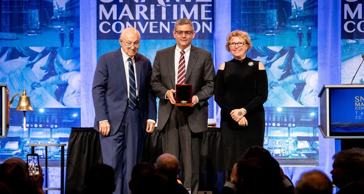 HUNTINGTON INGALLS INDUSTRIES PRESIDENT AND CEO HONORED BY SOCIETY OF NAVAL ARCHITECTS AND MARINE ENGINEERS (SNAME)