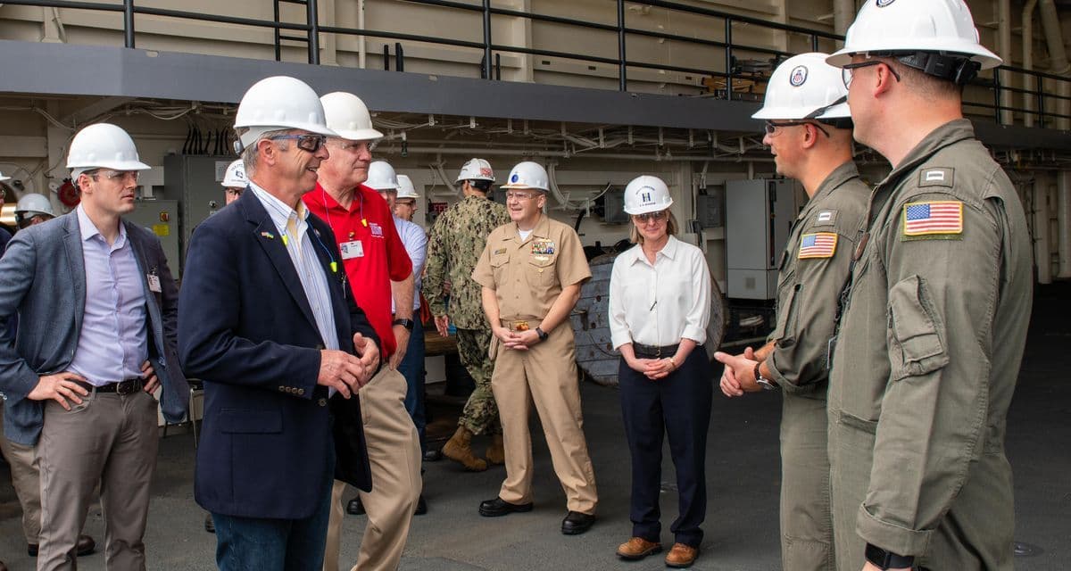 HII’s Ingalls Shipbuilding Showcases Facilities and Workforce in Demonstration of Production Capacity