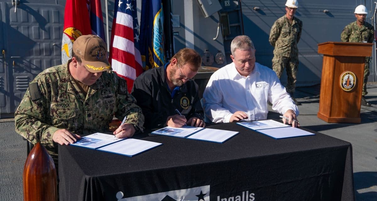 HII DELIVERS GUIDED MISSILE DESTROYER FRANK E. PETERSEN JR. (DDG 121) TO U.S. NAVY