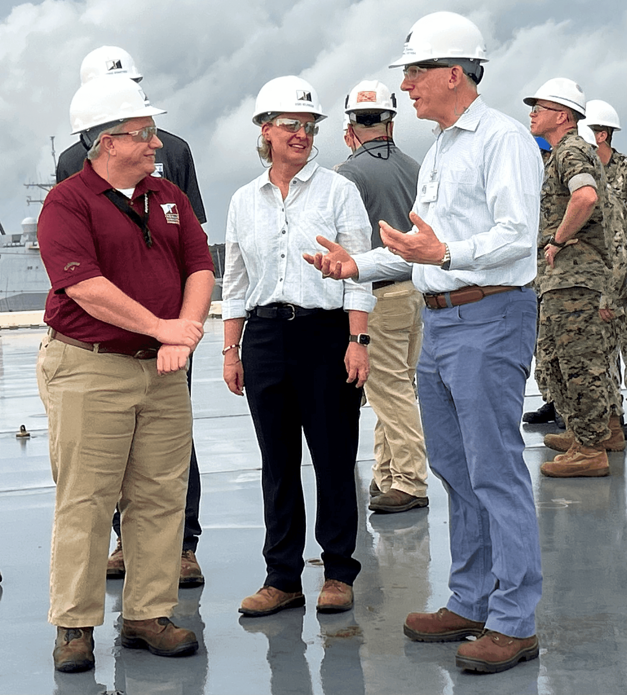 HII Hosts Assistant Secretary of the Navy at Ingalls Shipbuilding
