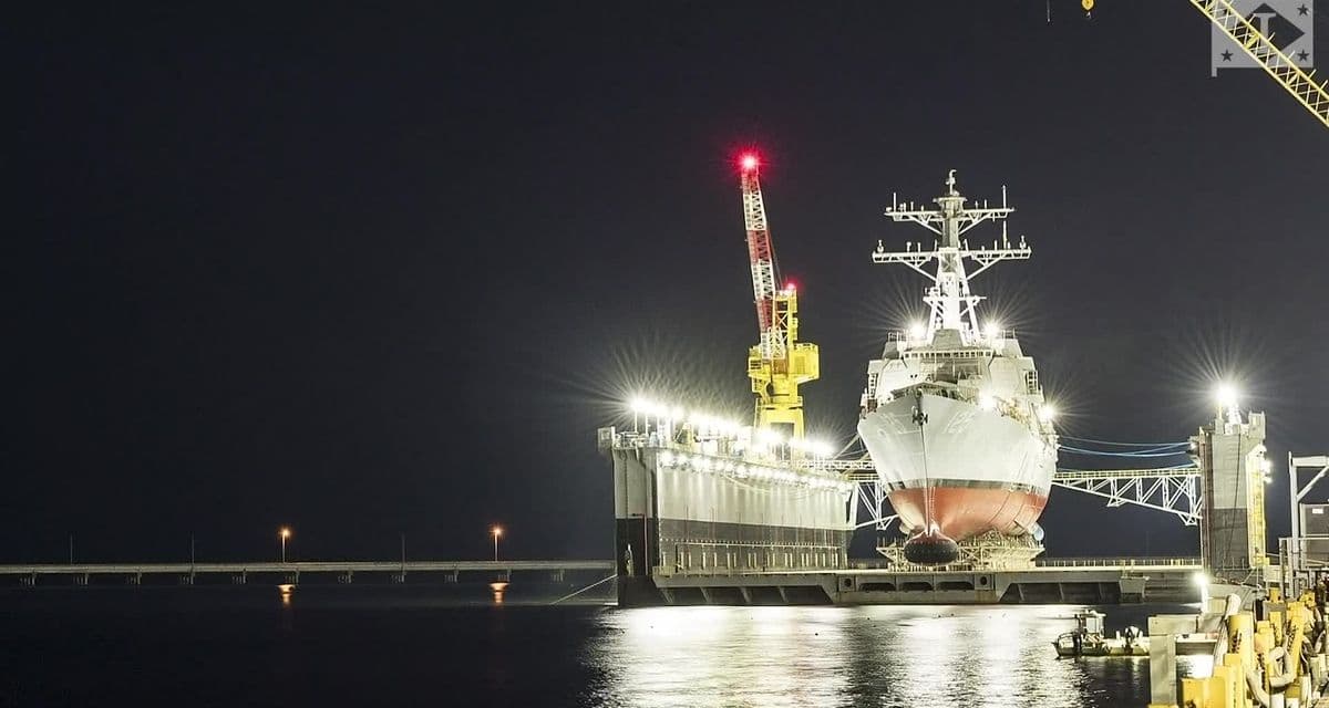 VIDEO RELEASE — HUNTINGTON INGALLS INDUSTRIES LAUNCHES FIRST FLIGHT III GUIDED MISSILE DESTROYER JACK H. LUCAS (DDG 125)