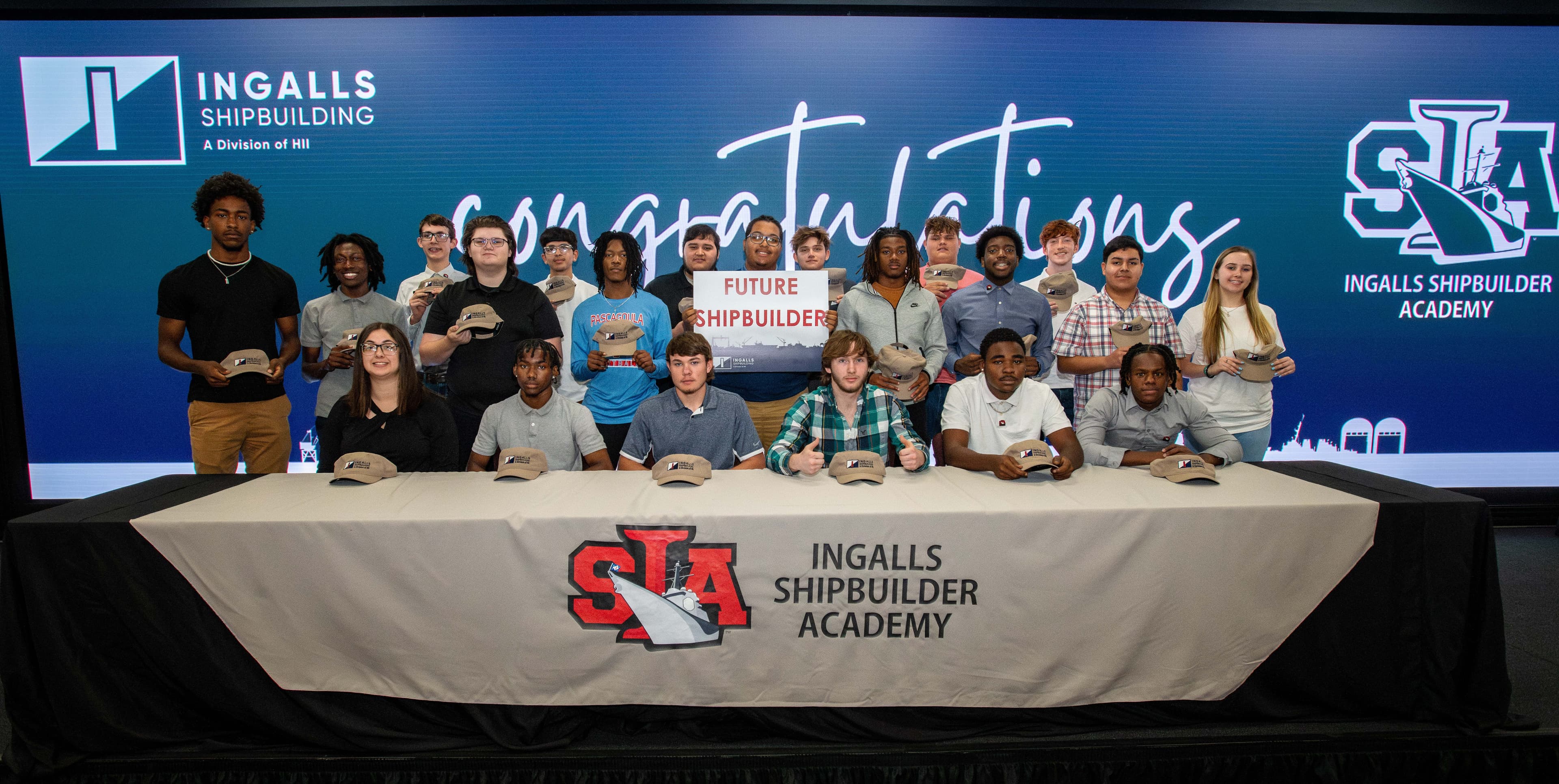HII’s Ingalls Shipbuilding Hosts “Signing Day” for 2024 Graduates of Shipbuilder Academy