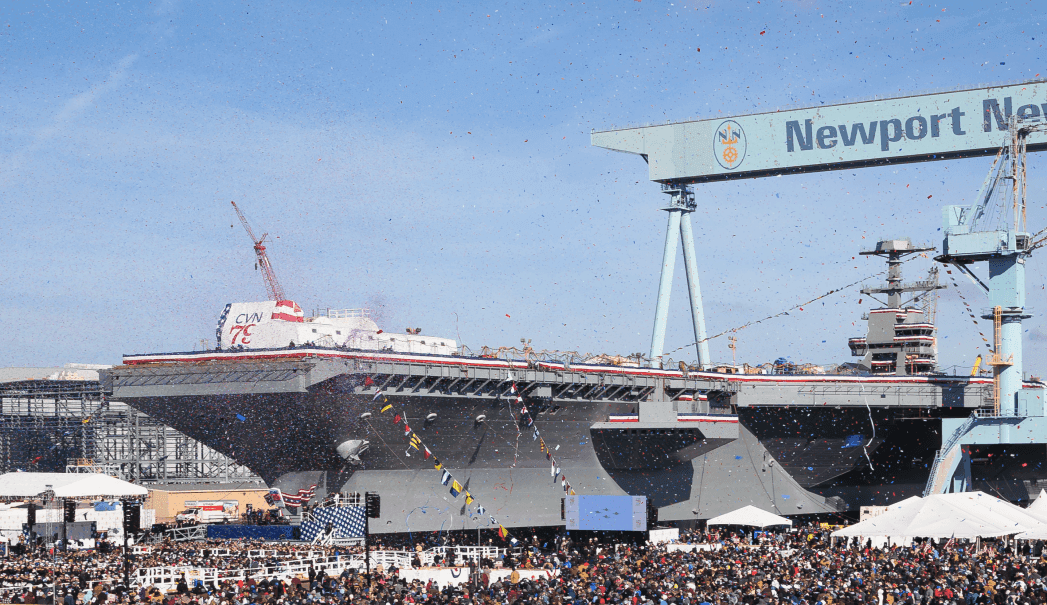 VIDEO RELEASE— AIRCRAFT CARRIER JOHN F. KENNEDY (CVN 79) CHRISTENED AT NEWPORT NEWS SHIPBUILDING