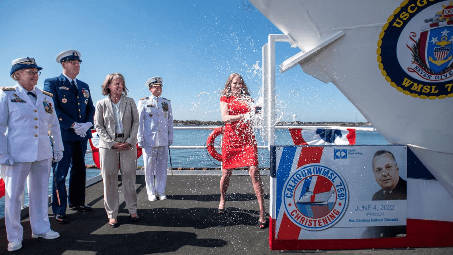 HII Christens National Security Cutter Calhoun (WMSL 759)