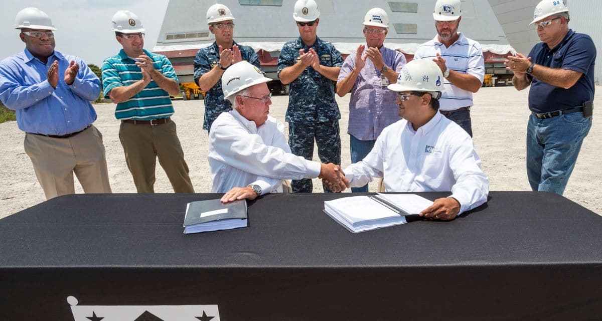 INGALLS SHIPBUILDING DELIVERS COMPOSITE DECKHOUSE FOR MICHAEL MONSOOR (DDG 1001)