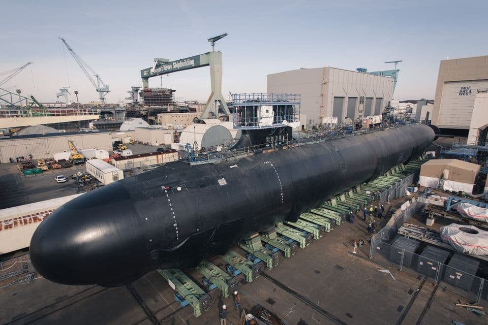 VIDEO RELEASE--HUNTINGTON INGALLS INDUSTRIES LAUNCHES VIRGINIA-CLASS SUBMARINE DELAWARE (SSN 791)