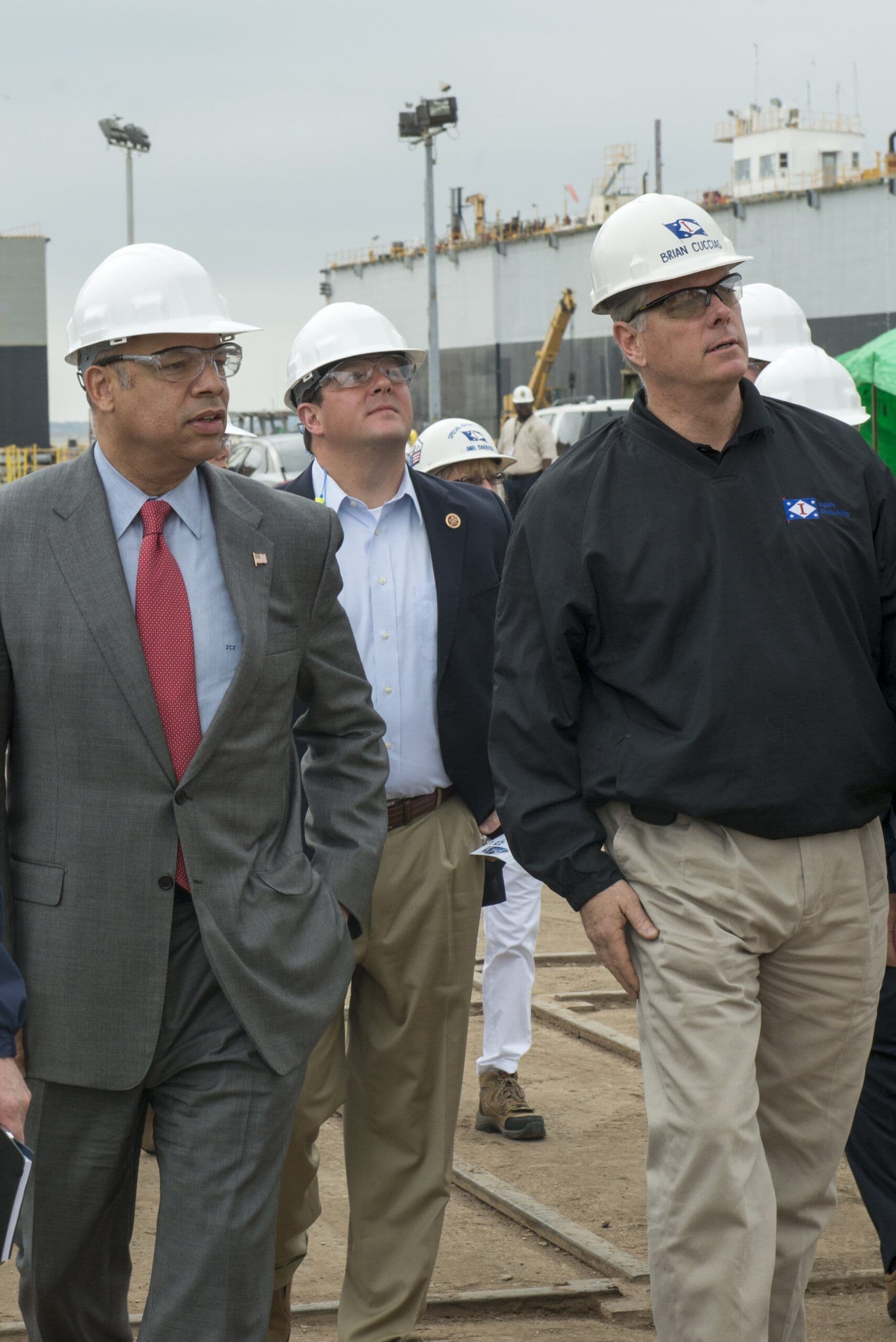 SECRETARY OF HOMELAND SECURITY JOHNSON AND U.S. REP. PALAZZO VISIT INGALLS SHIPBUILDING