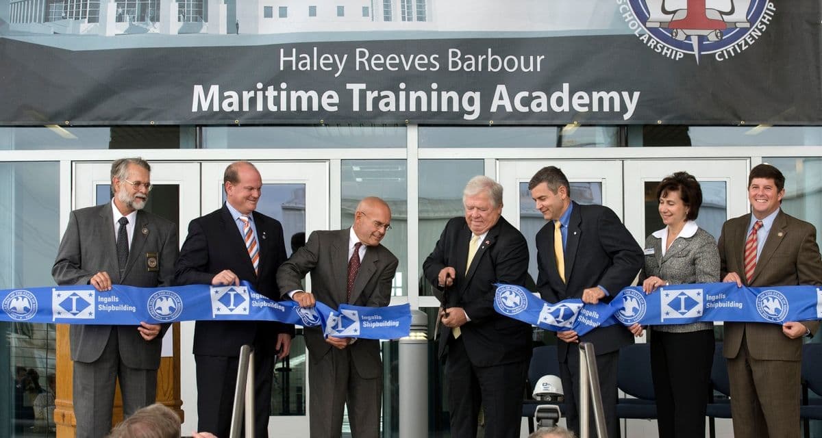 INGALLS SHIPBUILDING OPENS HALEY REEVES BARBOUR MARITIME TRAINING ACADEMY
