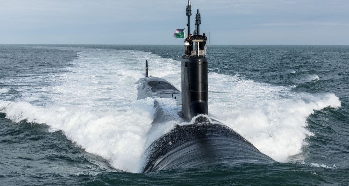 VIRGINIA-CLASS SUBMARINE WASHINGTON (SSN 787) SUCCESSFULLY COMPLETES INITIAL SEA TRIALS