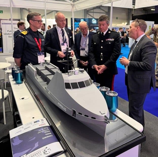 HII showcases its ROMULUS unmanned surface vessel and autonomous maritime systems at Combined Naval Event 2026