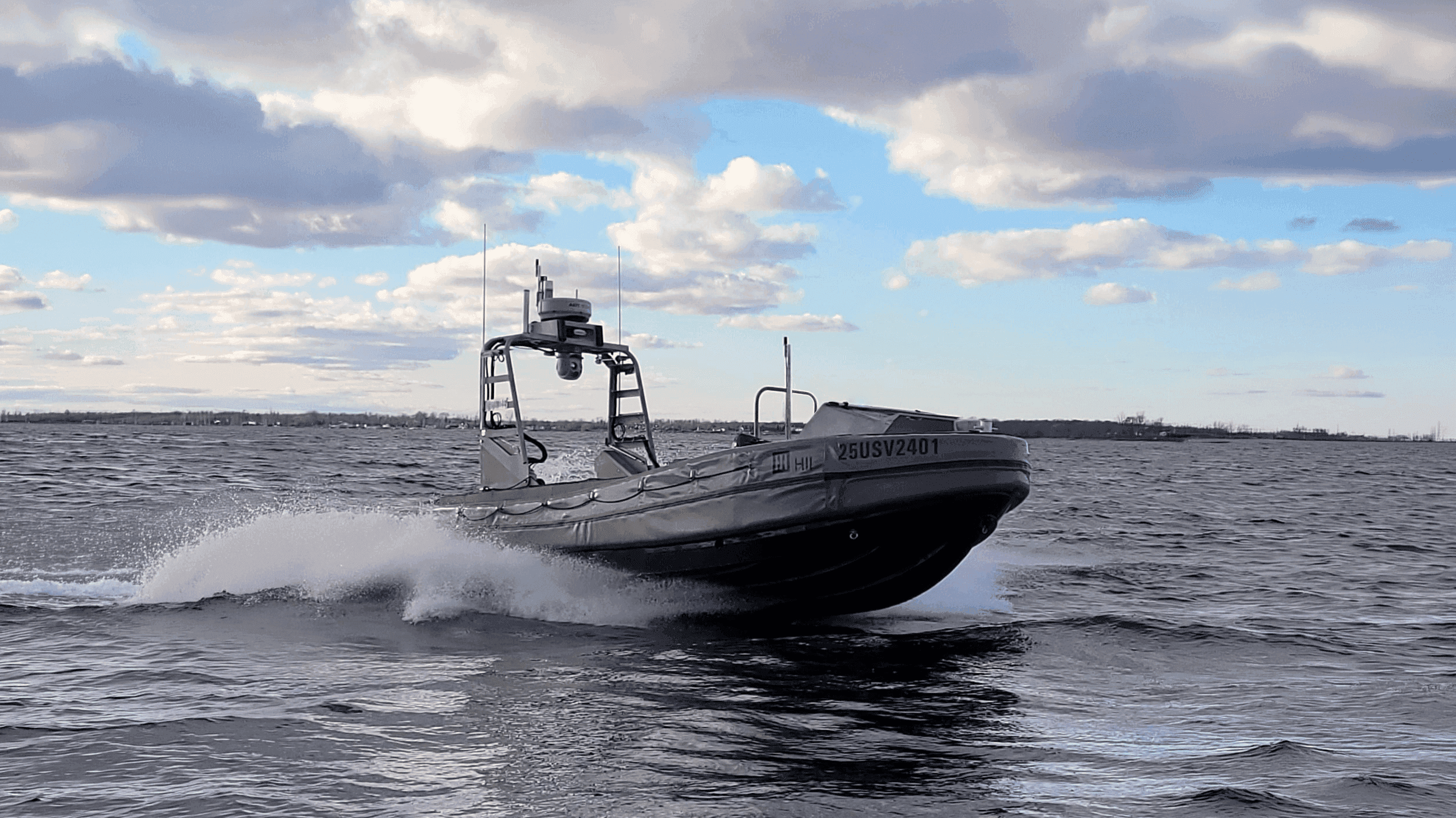 HII/MetalCraft Marine Autonomous ROMULUS USV with HII Autonomy Successfully Passed a Critical DoW Test